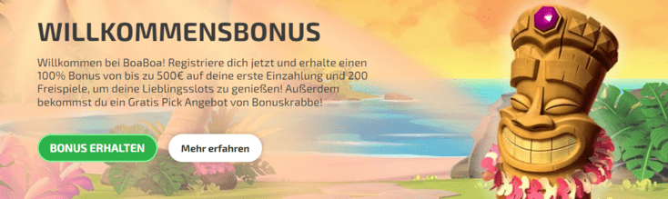 Promotionsgebote Promotionsgebote in Boa Boa Casino Online 2025