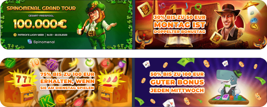 Promotionsgebote Promotionsgebote in Cashalot Casino Online