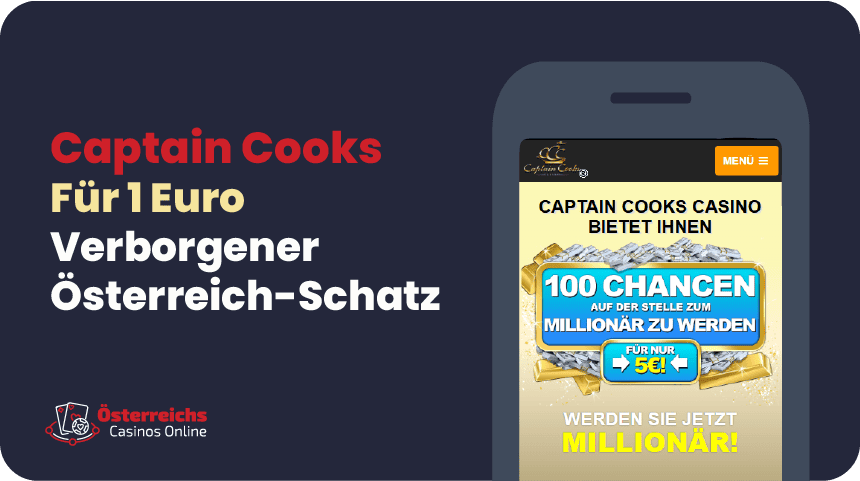 1€ einzahlen und 5-teiliges Bonuspaket Für österreichische Spieler nur 1€ einzahlen und 5-teiliges Bonuspaket im Casino Rewards freischalten!