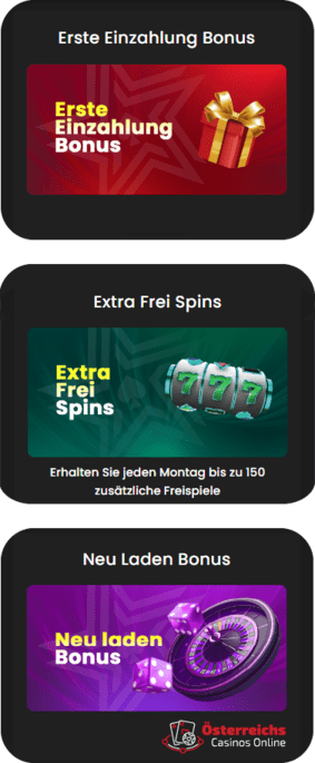 Beste Bonusangebote bei CasinoStars für Spieler aus Österreich Beste Bonusangebote bei CasinoStars für Spieler aus Österreich