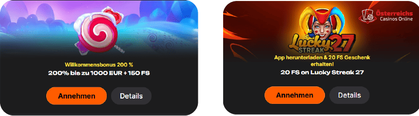 Erhalten Sie fast jeden Tag Boni