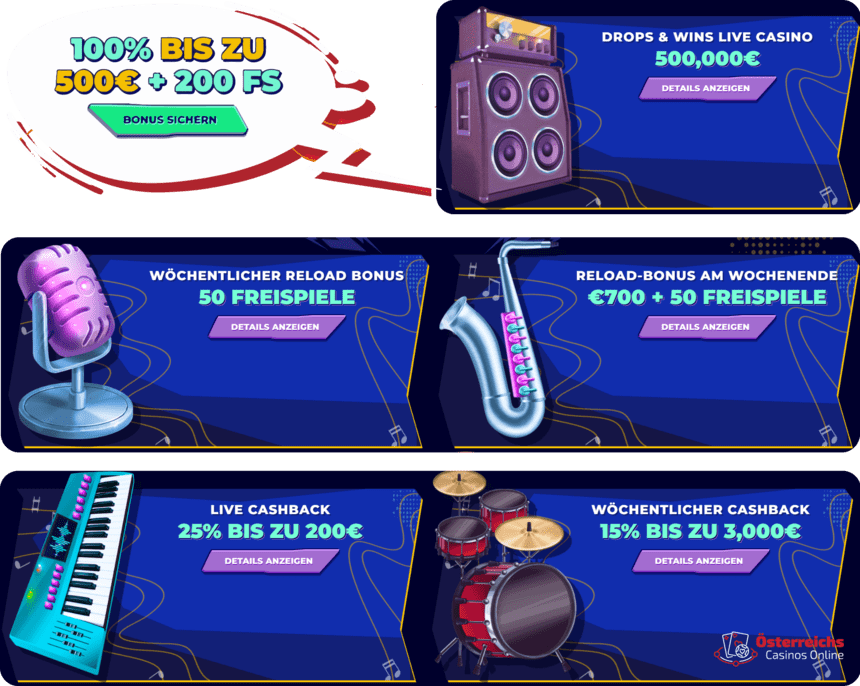 Promotionsgebote Promotionsgebote in MrPacho Casino Online