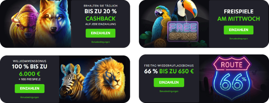 Promotionsgebote Promotionsgebote in Neospin Casino Online