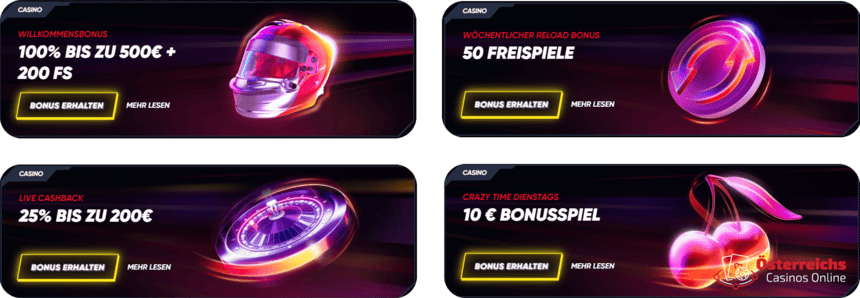 Promotionsgebote Promotionsgebote in Quickwin Casino Online