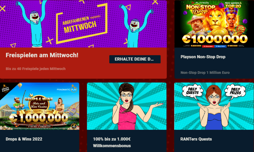 Promotionsgebote Promotionsgebote in RANT Online
