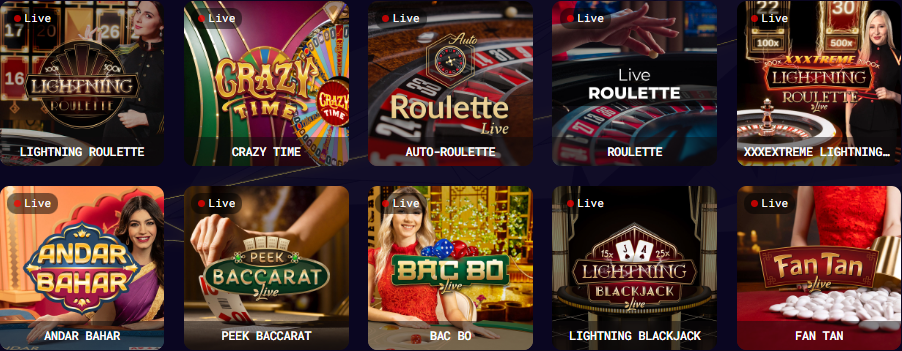 Live-Spiele Live-Spiele