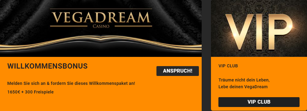 Promotionsgebote Promotionsgebote in Vegadream Online Casino 2025