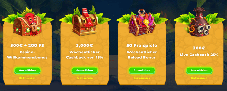 Promotionsgebote Promotionsgebote in Wazamba Online Casino 2025