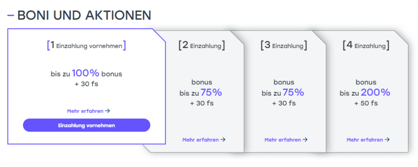 Promotionsgebote Promotionsgebote in weiss Casino Online