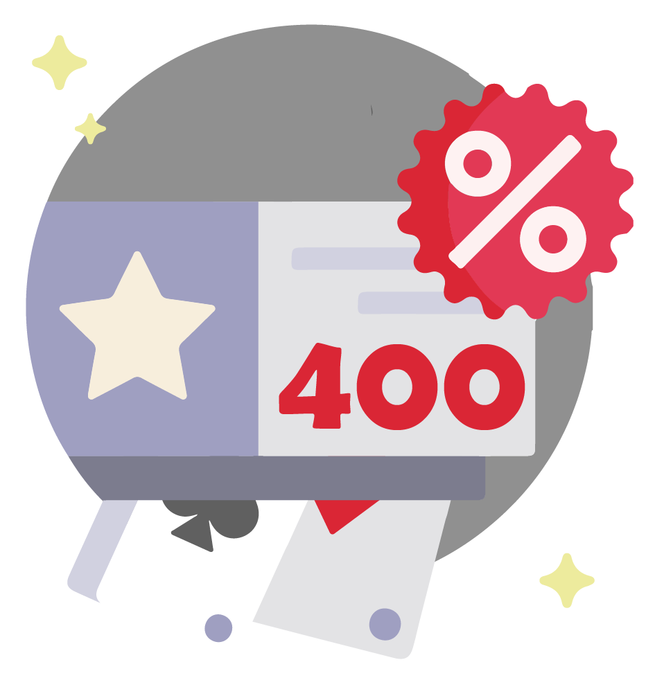 400% Casino Bonus bei Ersteinzahlung 400% Einzahlungsbonus Online Casino Österreich