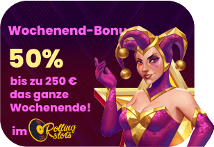Jede Woche bis zu 50% - Bonus für alle Spieler Jede Woche bis zu 50% - Bonus für alle Spieler